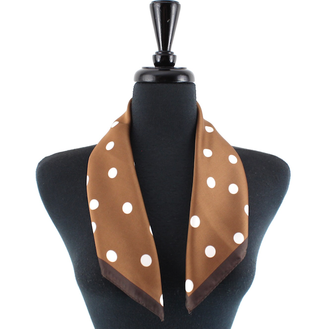 Polka Dot Lightweight Square Scarf