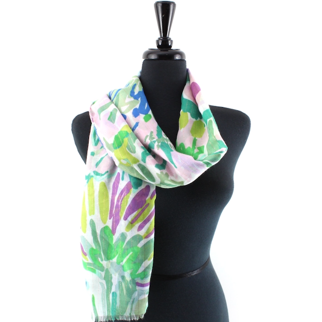 Torrid Lightweight Scarf w/Gold Metallic