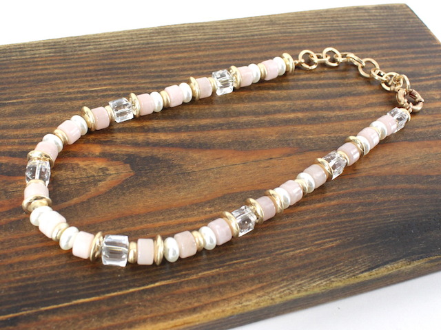 Crow Resin Beads Necklace