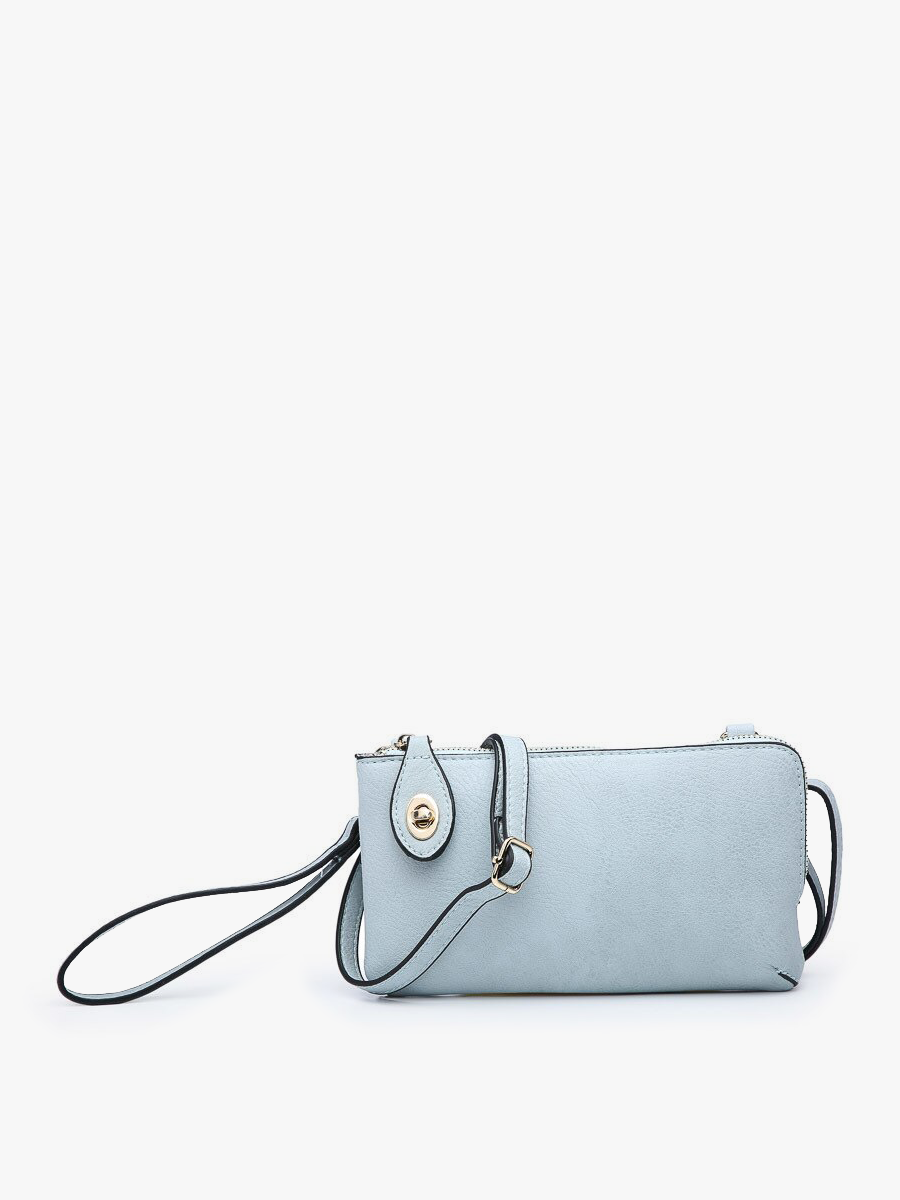 Kendall Crossbody/Wristlet w/ Twist Lock Closure