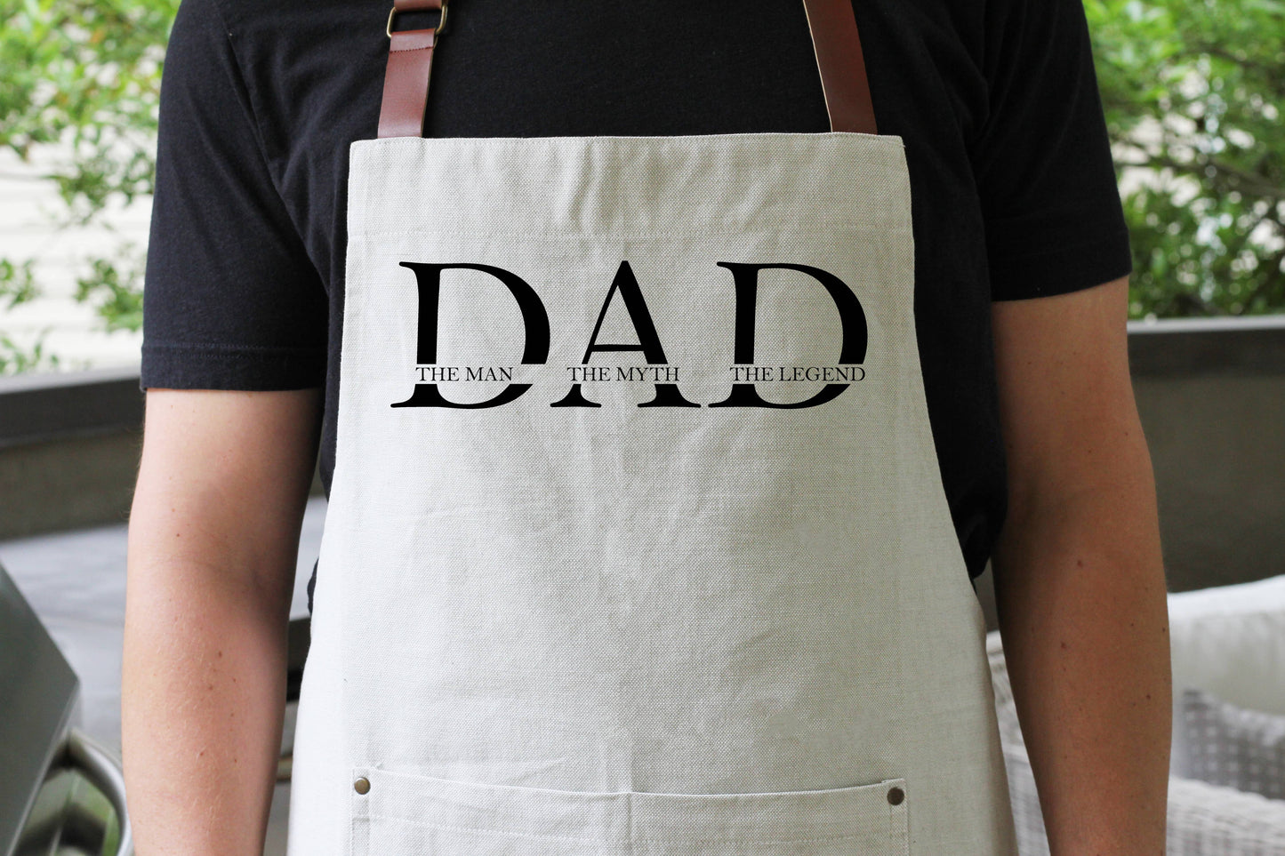 Dad | The Man. The Myth. The Legend. Chef Apron