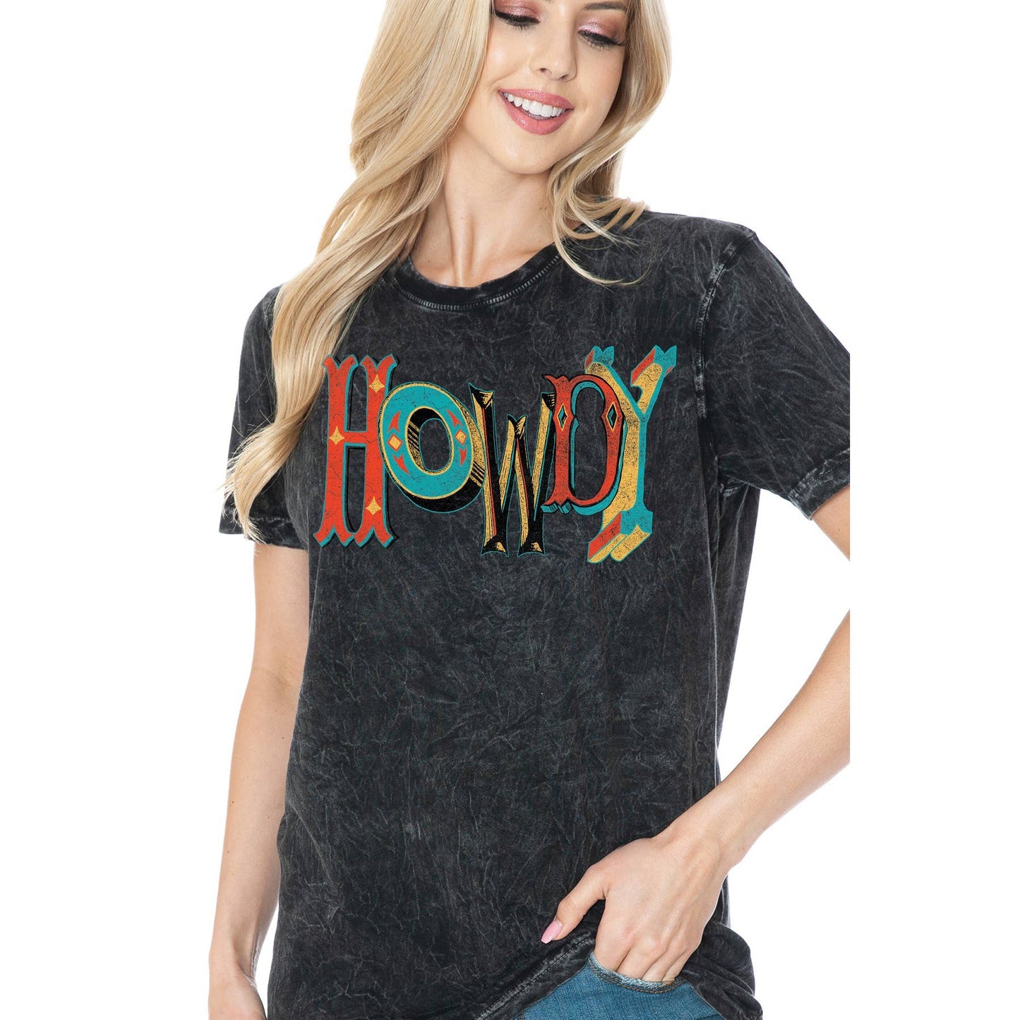 HOWDY Mineral Wash Tshirt