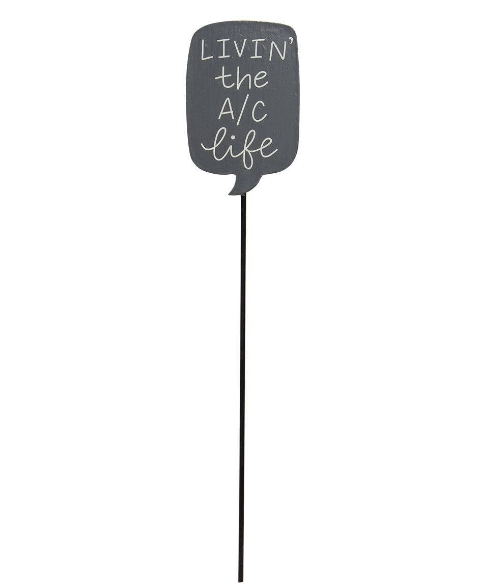 House Plant Sayings Stake