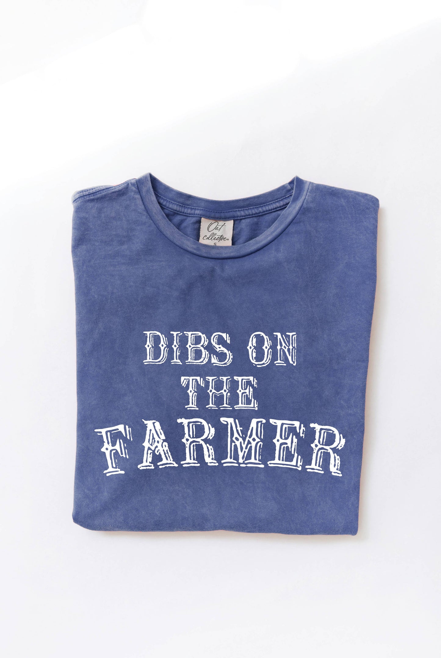 DIBS ON THE FARMER Mineral Washed Graphic Top