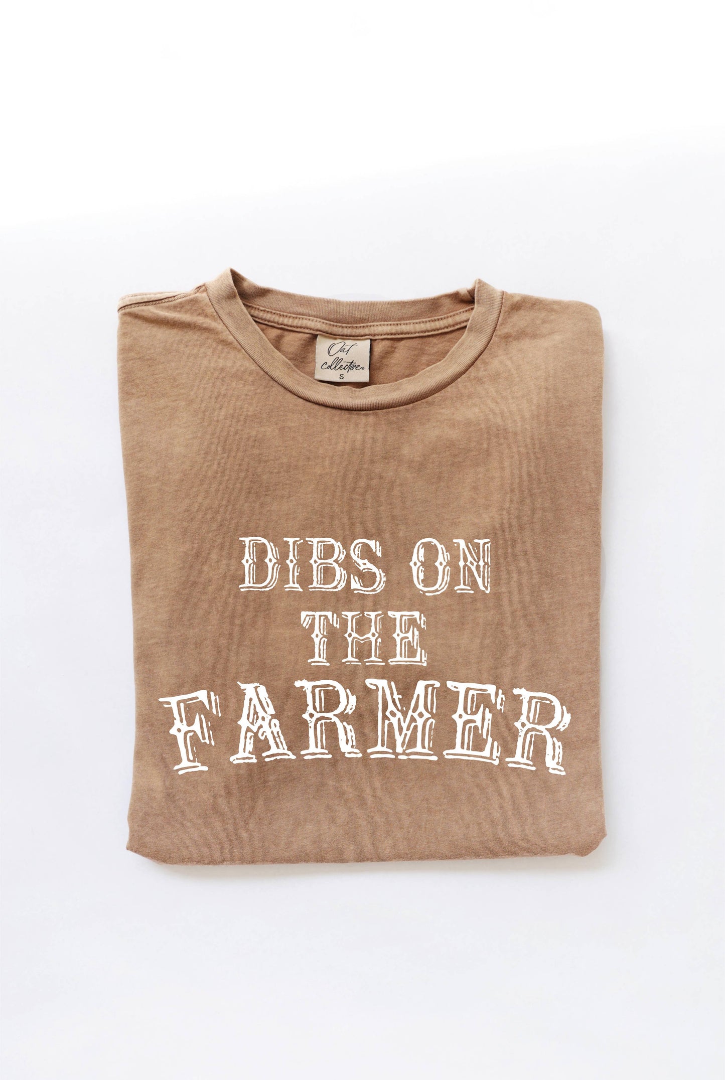 DIBS ON THE FARMER Mineral Washed Graphic Top