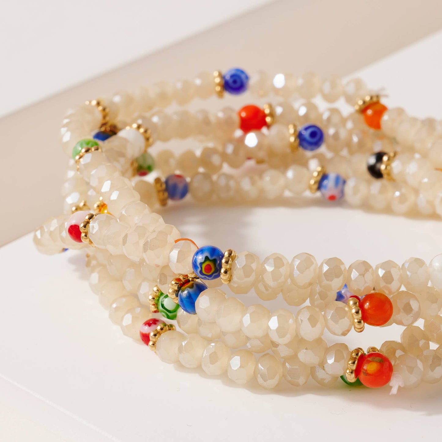Lampwork Glass Beads Bracelet Set