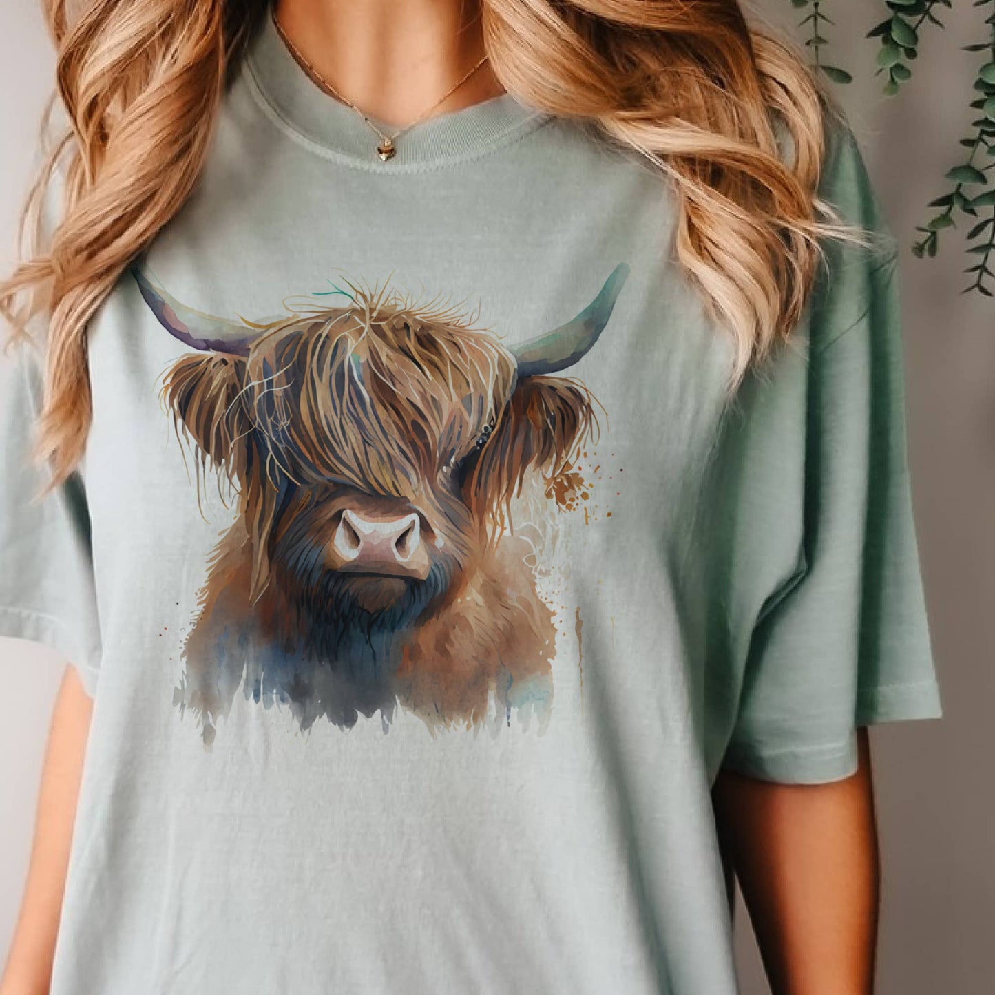 Western Cow Country Highland Graphic Tee
