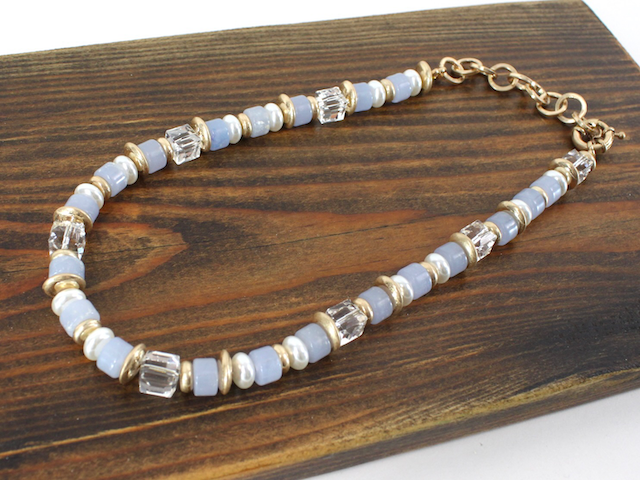 Crow Resin Beads Necklace