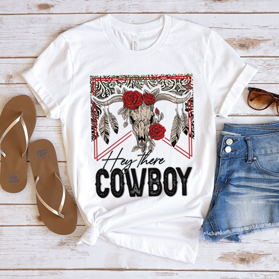 HEY COWBOY T SHIRTS