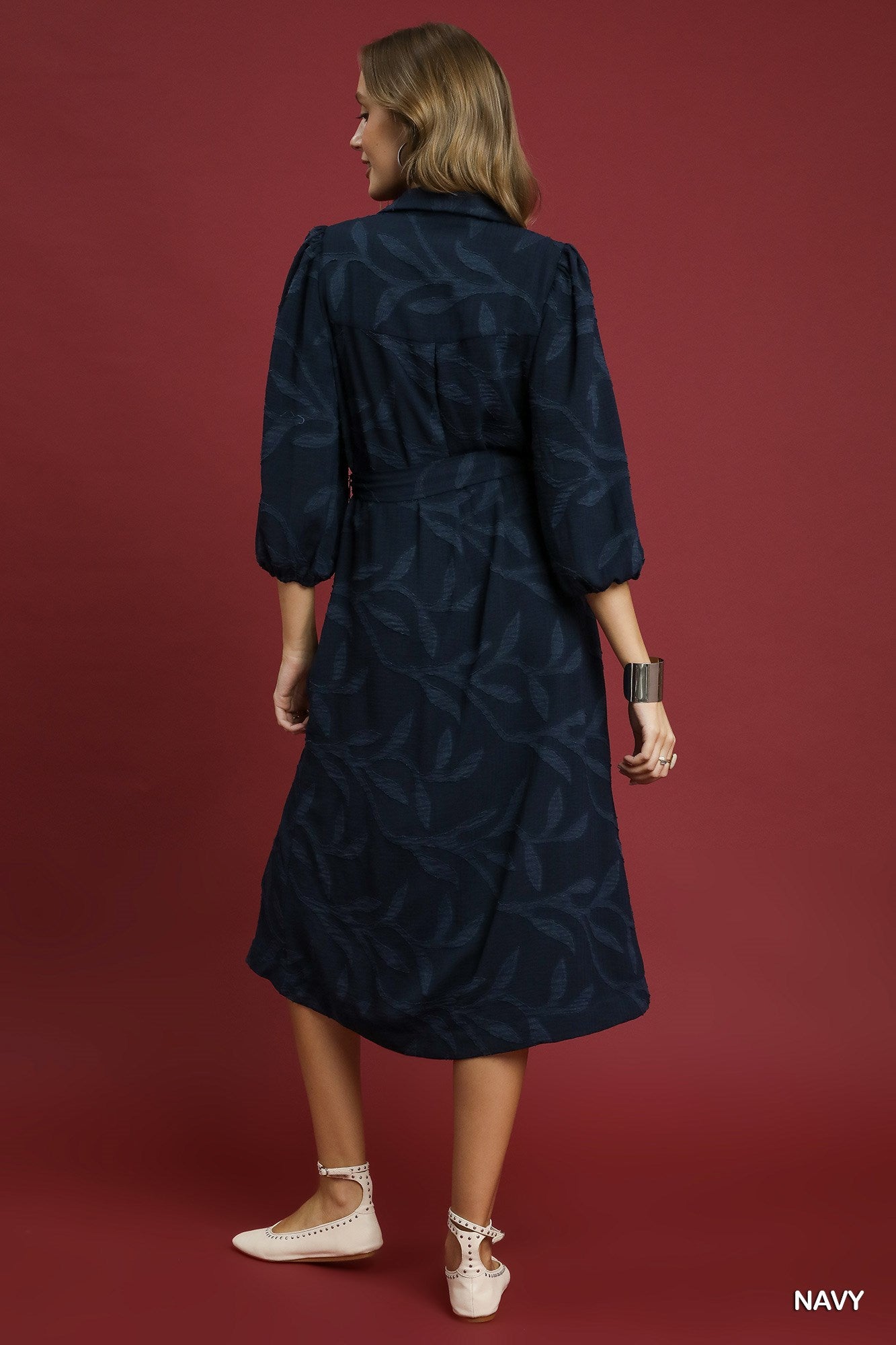 Jacquard Midi Dress
