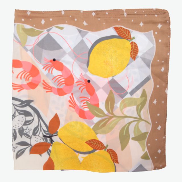 Sealife Lightweight Square Scarf