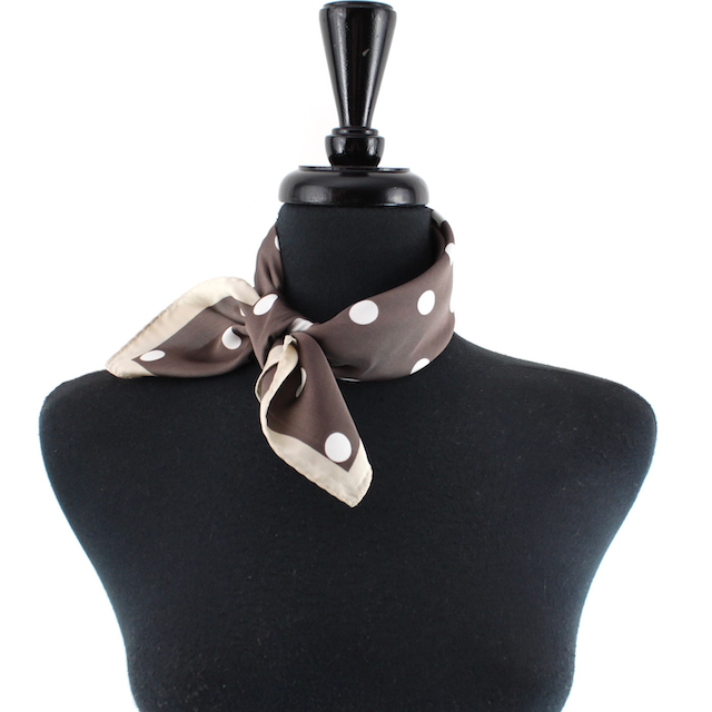 Polka Dot Lightweight Square Scarf