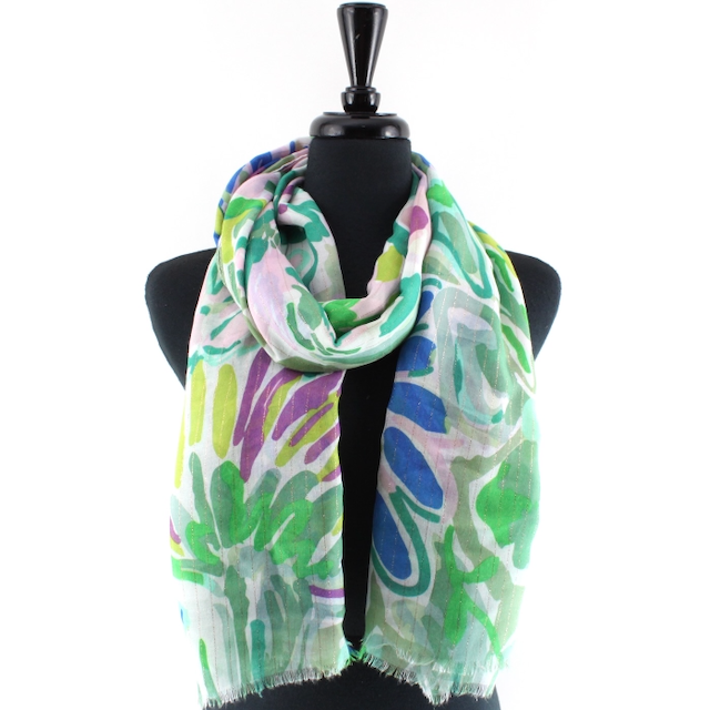 Torrid Lightweight Scarf w/Gold Metallic