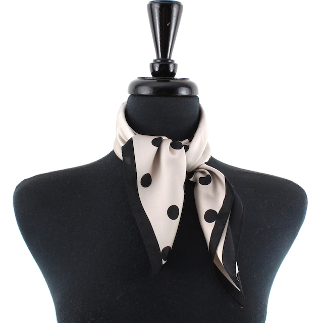 Polka Dot Lightweight Square Scarf