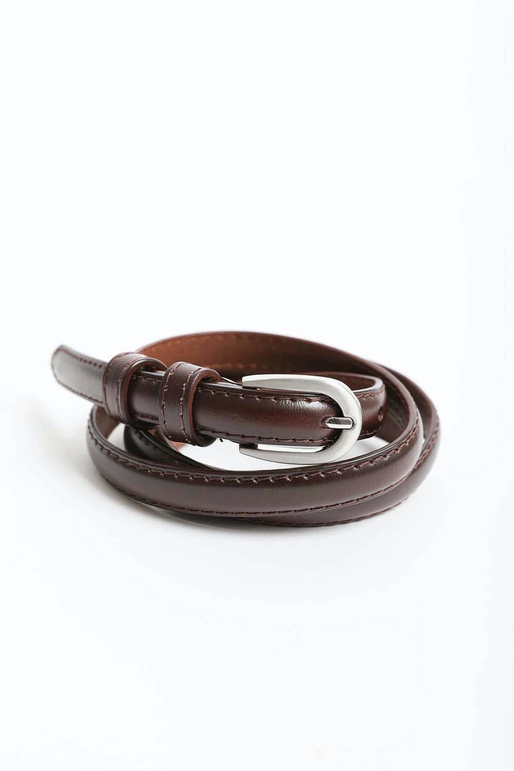 Skinny Horseshoe Buckle Belt | Slim Waist Cincher ⏳
