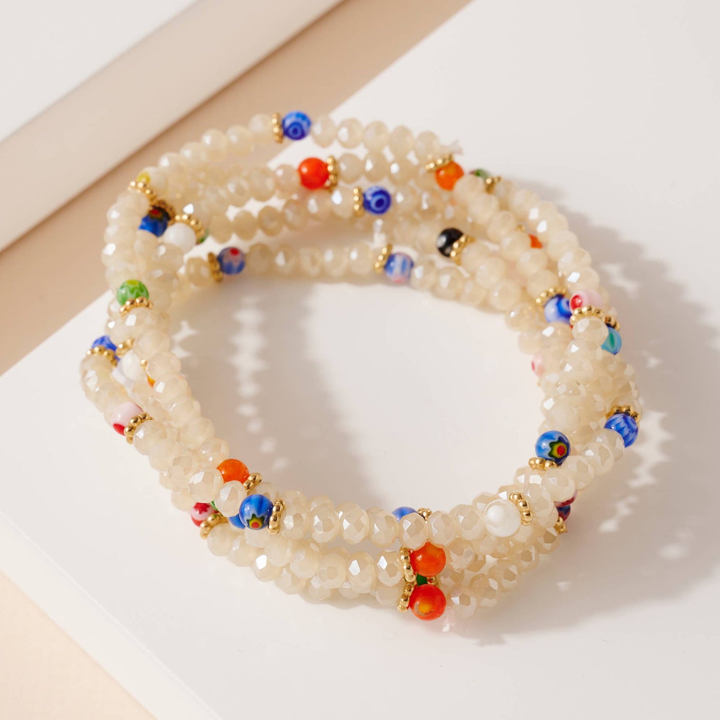 Lampwork Glass Beads Bracelet Set