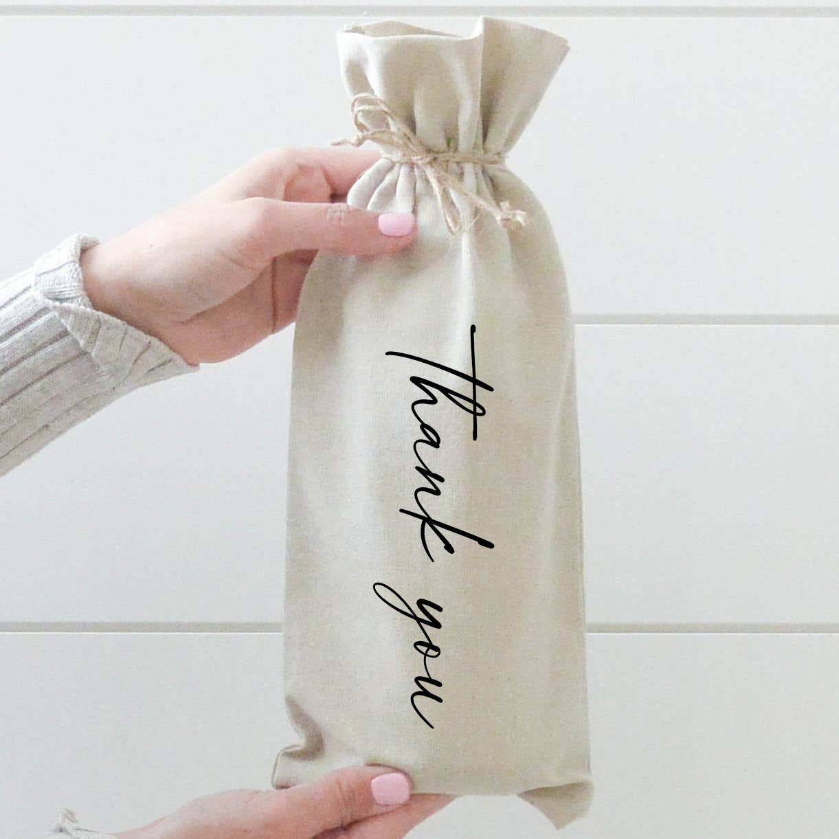 Thank You Wine Bag