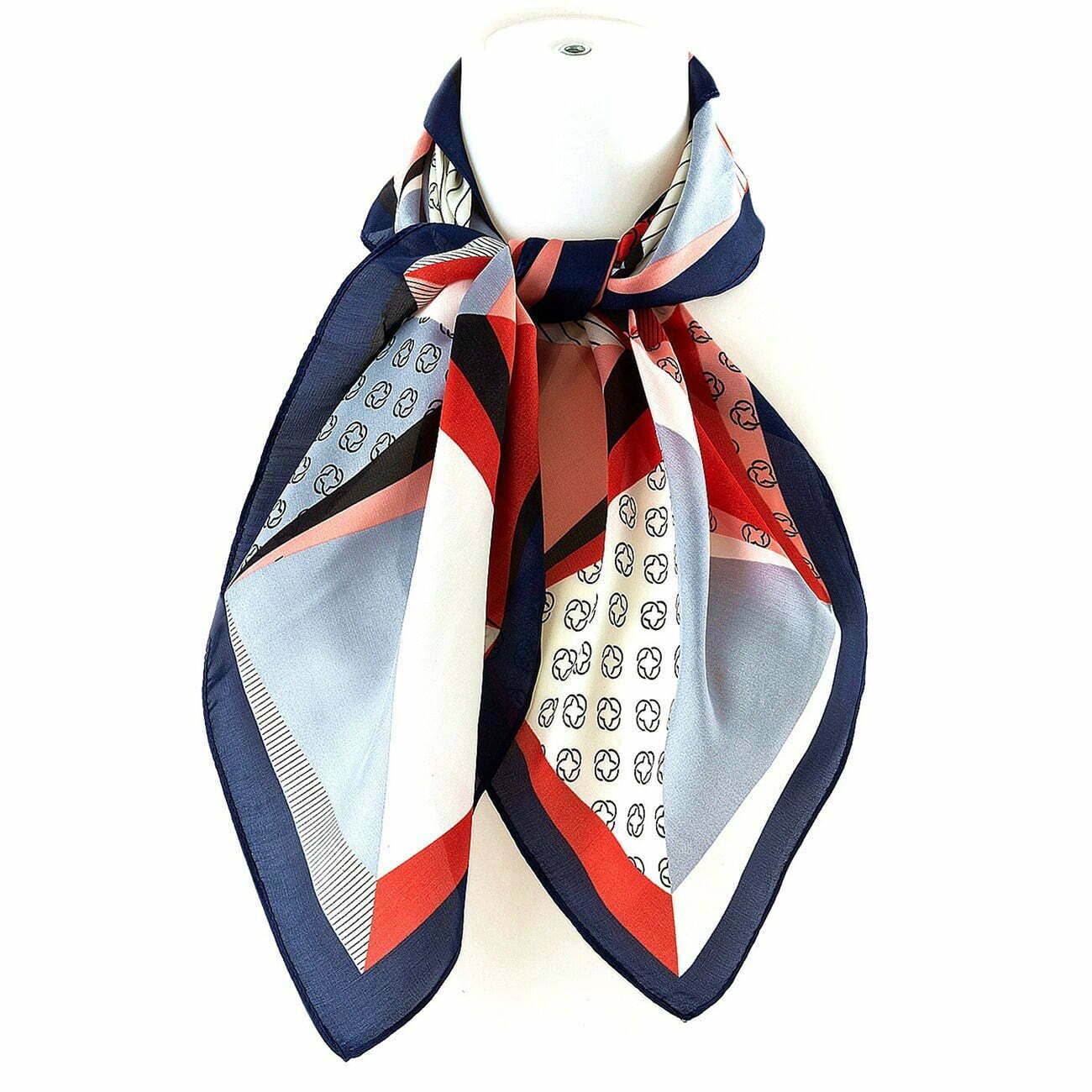 Mono Flower Square Scarf