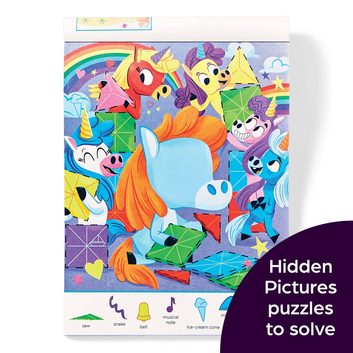 Hidden Pictures Sticker Faces: Unicorns & Rainbows