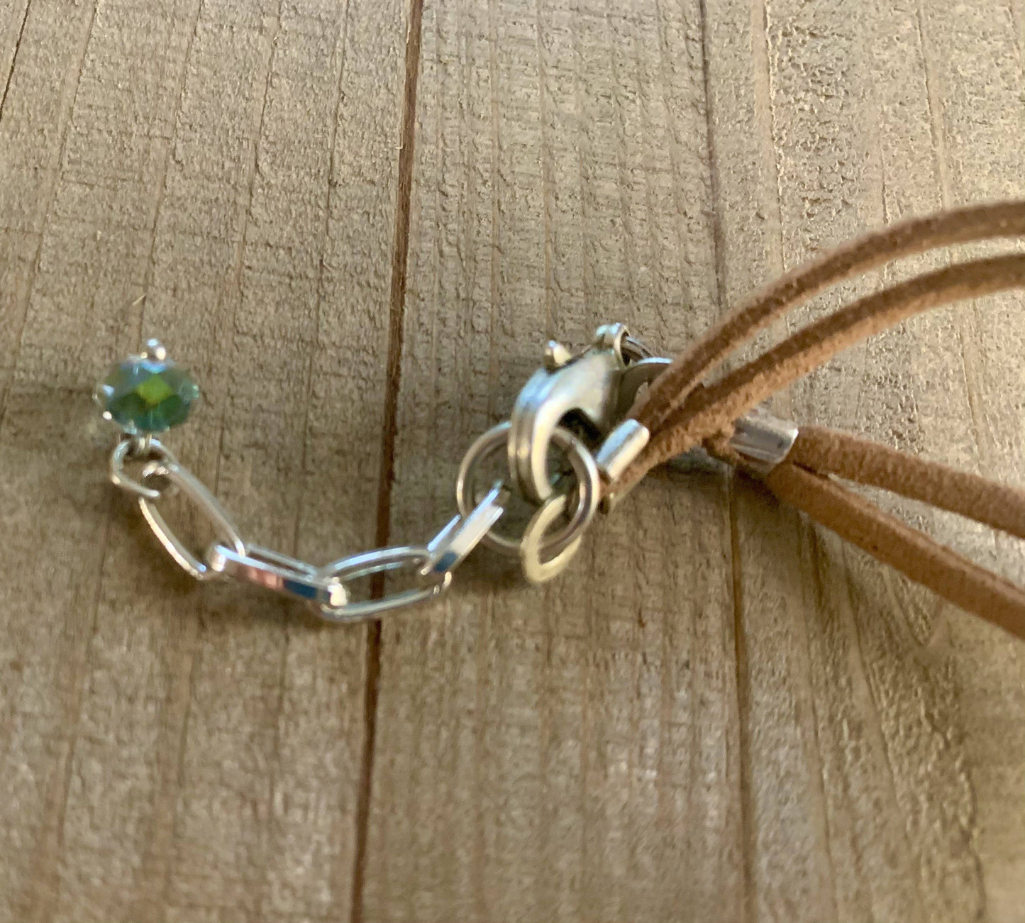 Let’s Flamingle- bamboo coral beachy necklace