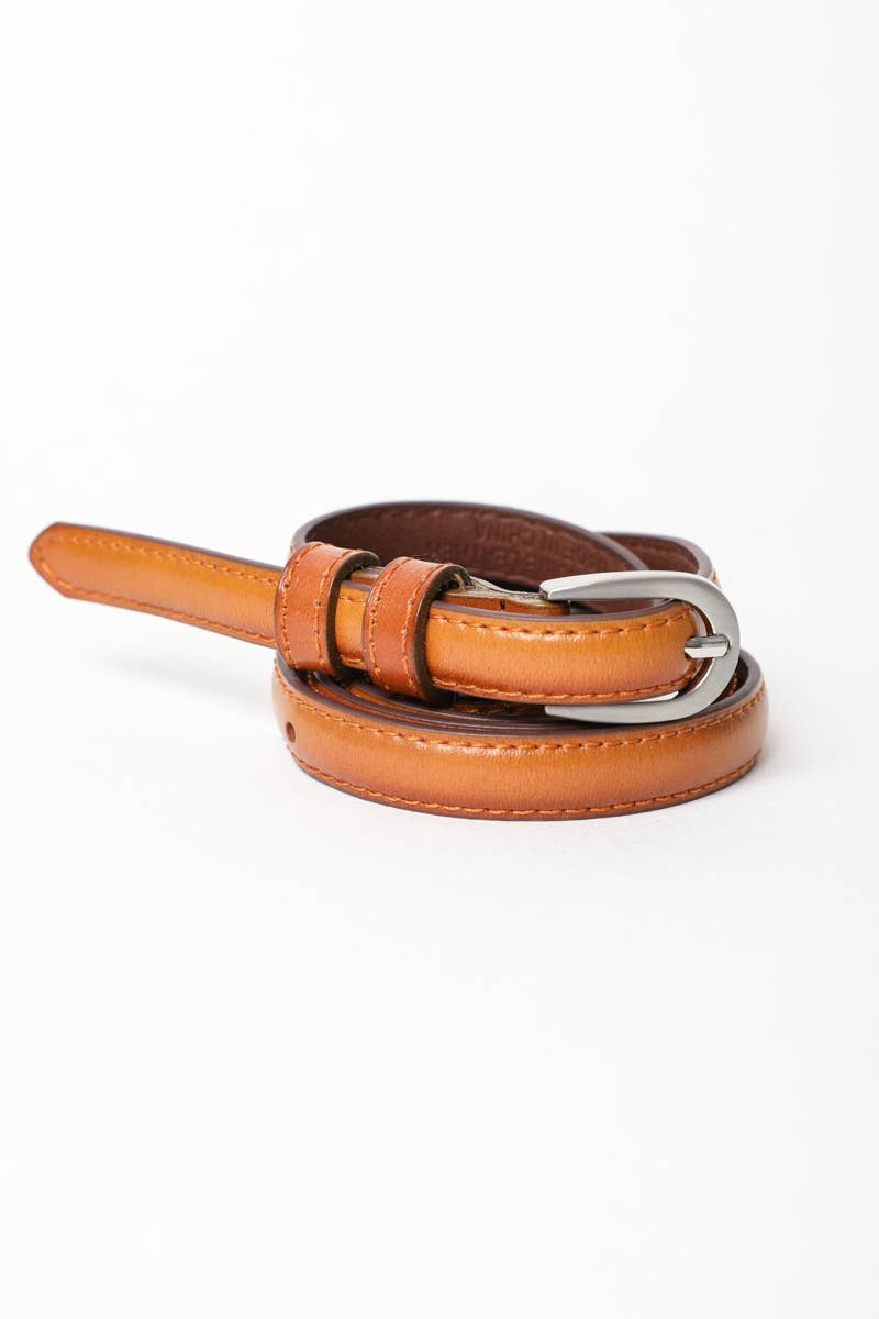 Skinny Horseshoe Buckle Belt | Slim Waist Cincher ⏳