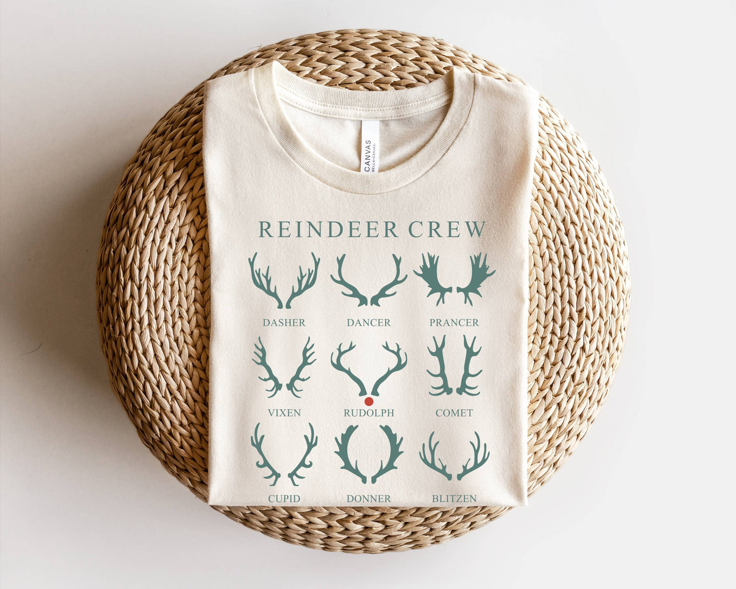 Reindeer Crew Tee Holiday Graphic Tees