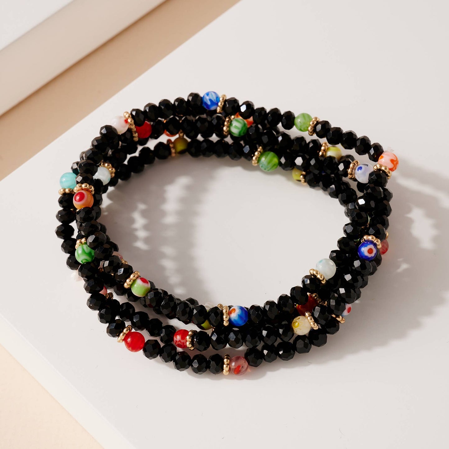 Lampwork Glass Beads Bracelet Set