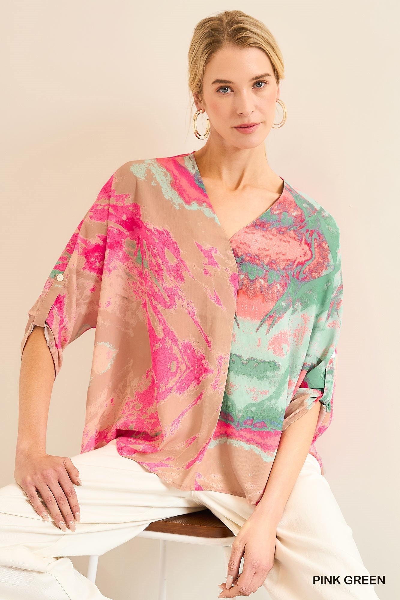 3/4 Length sleeve top