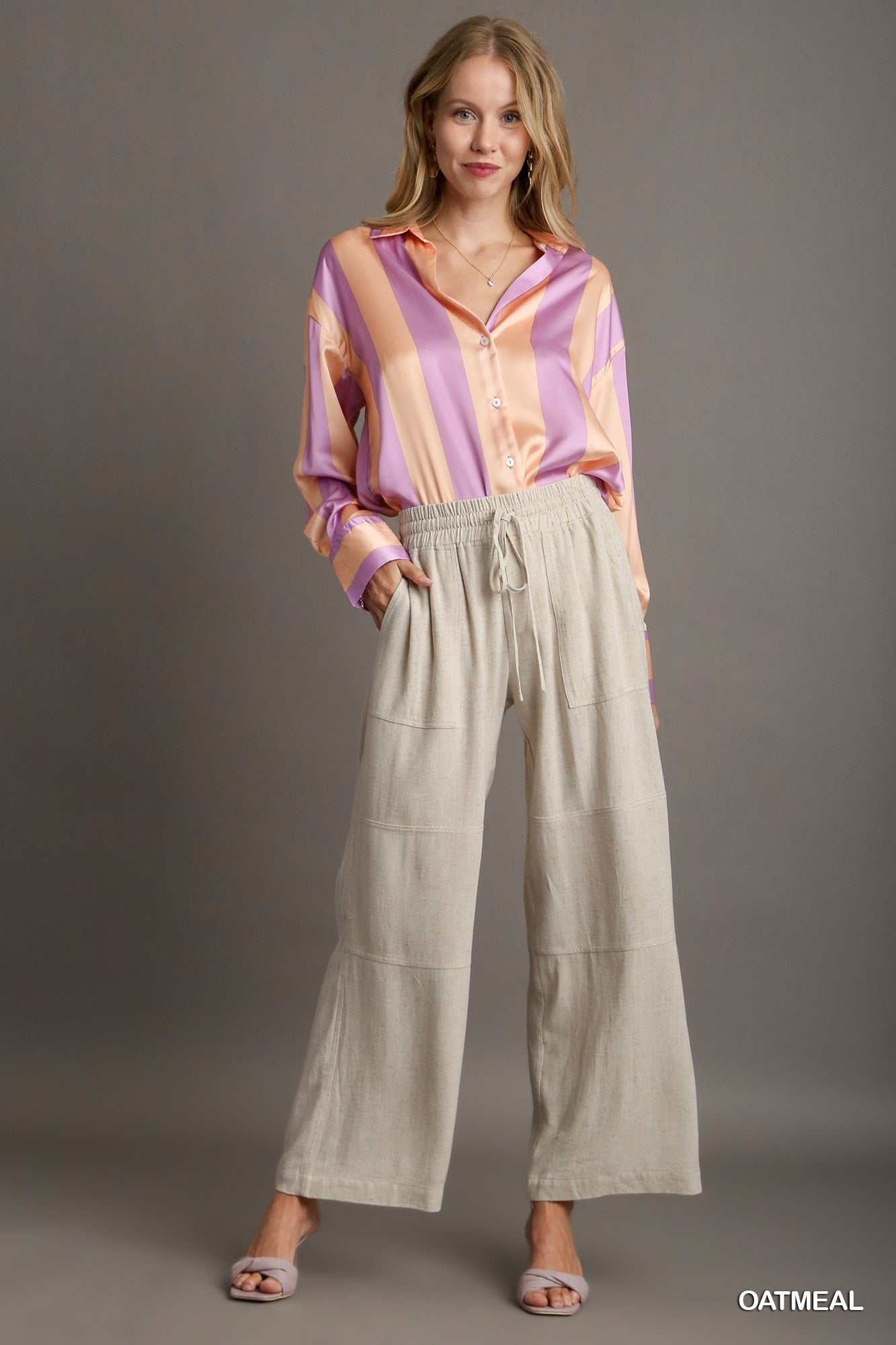 Linen Blend Pants