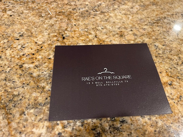 Gift certificate