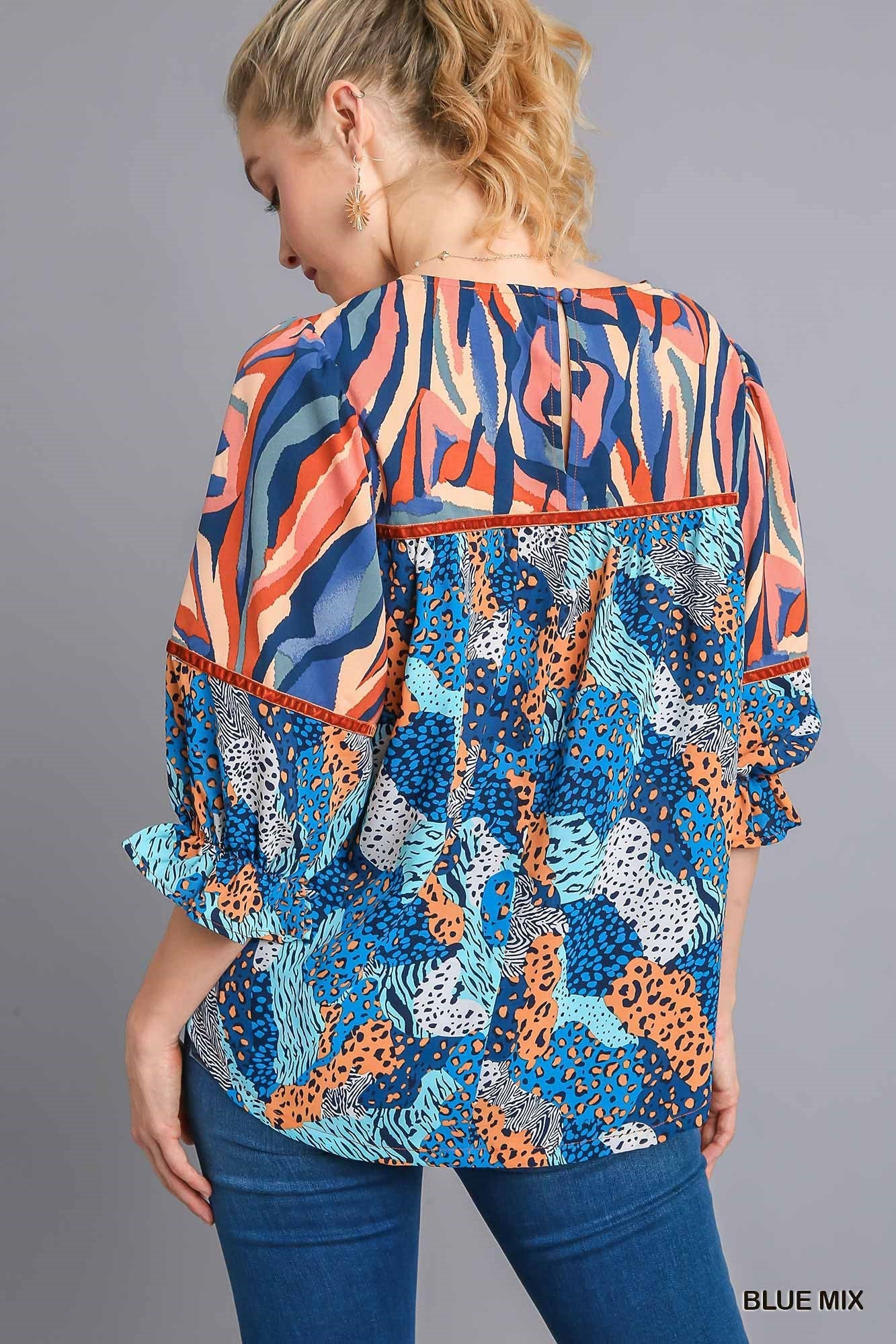 Mixed Print Top