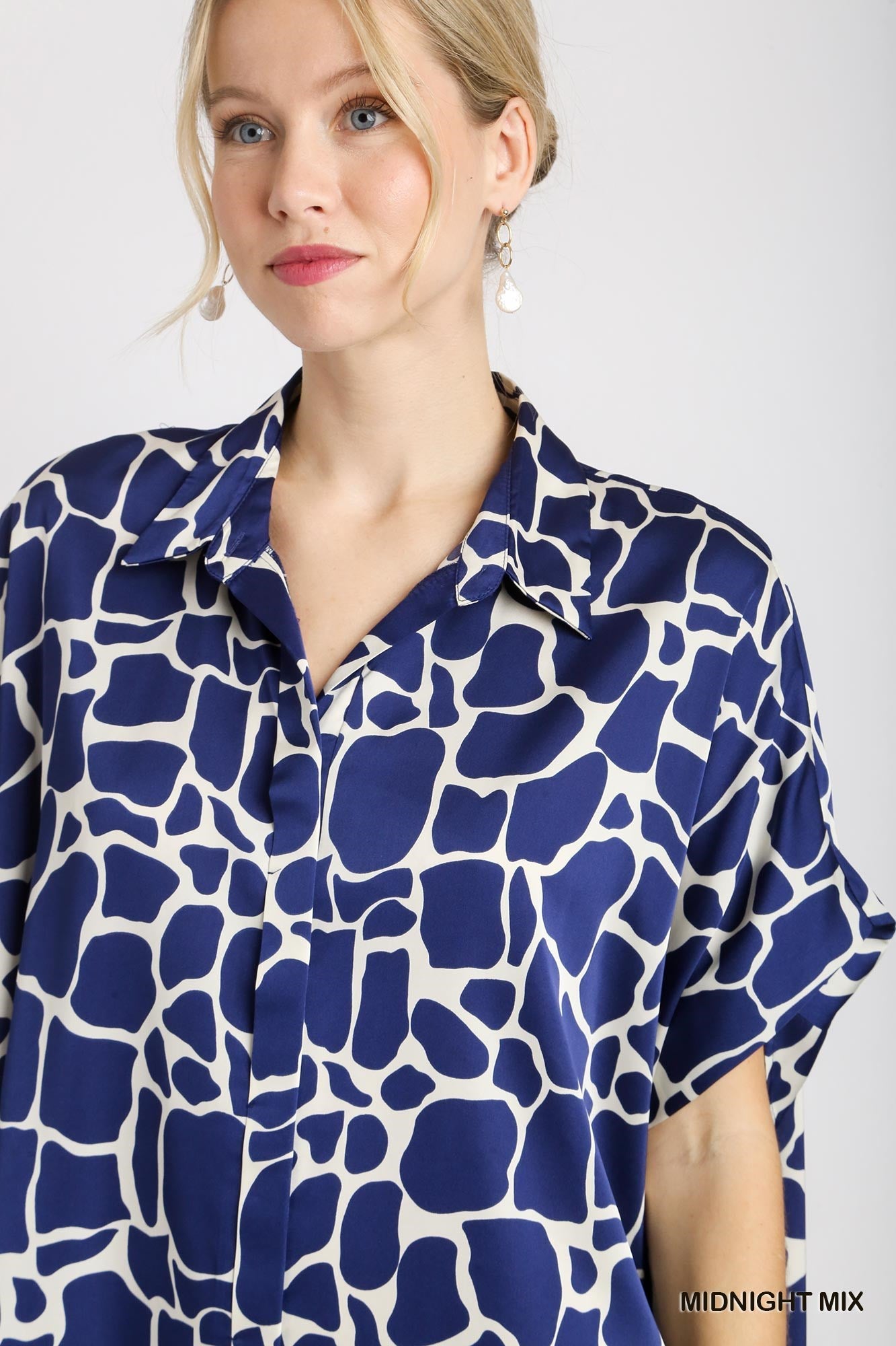 Two Tone Collared Dress