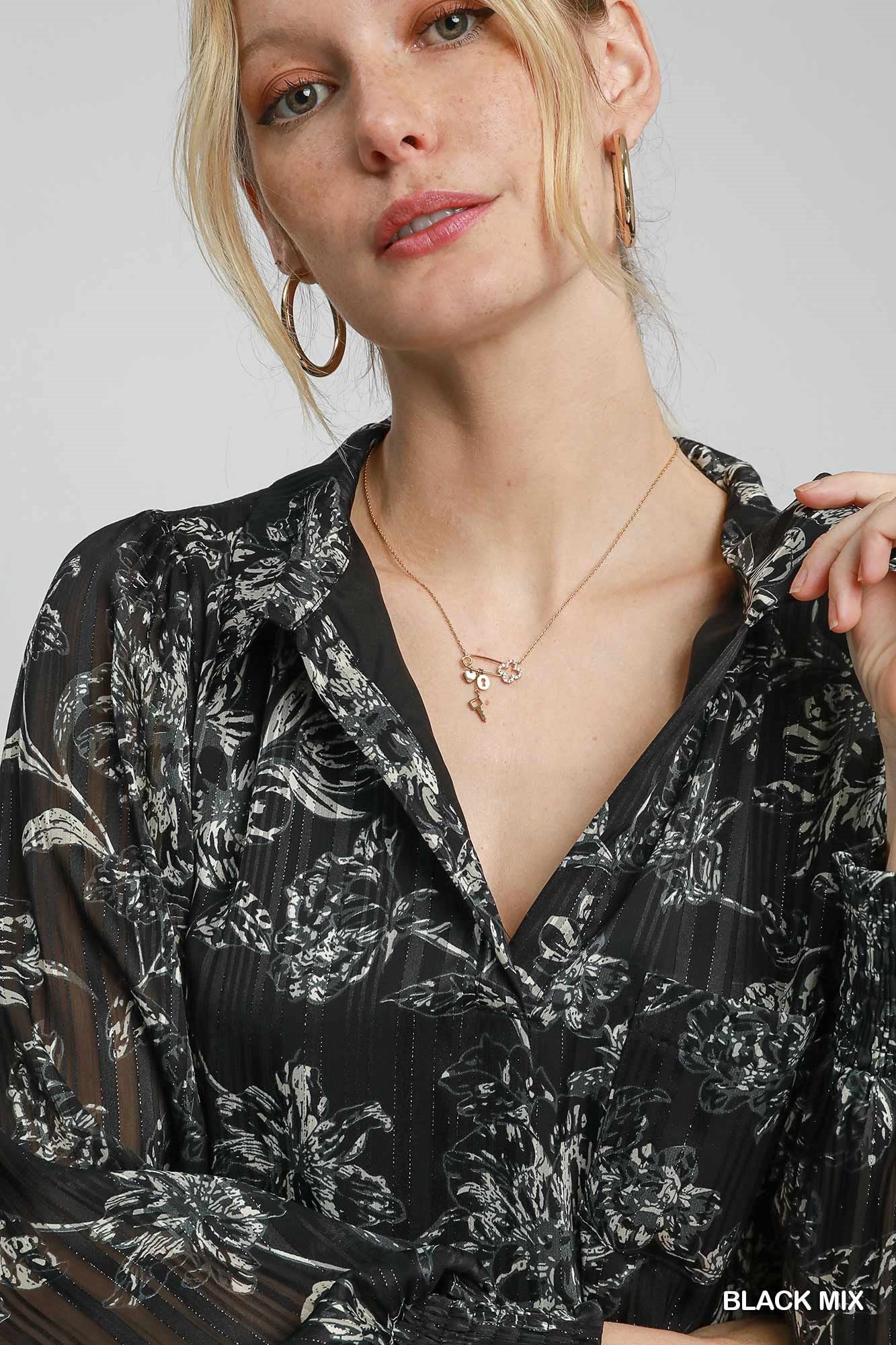 Floral Print Top