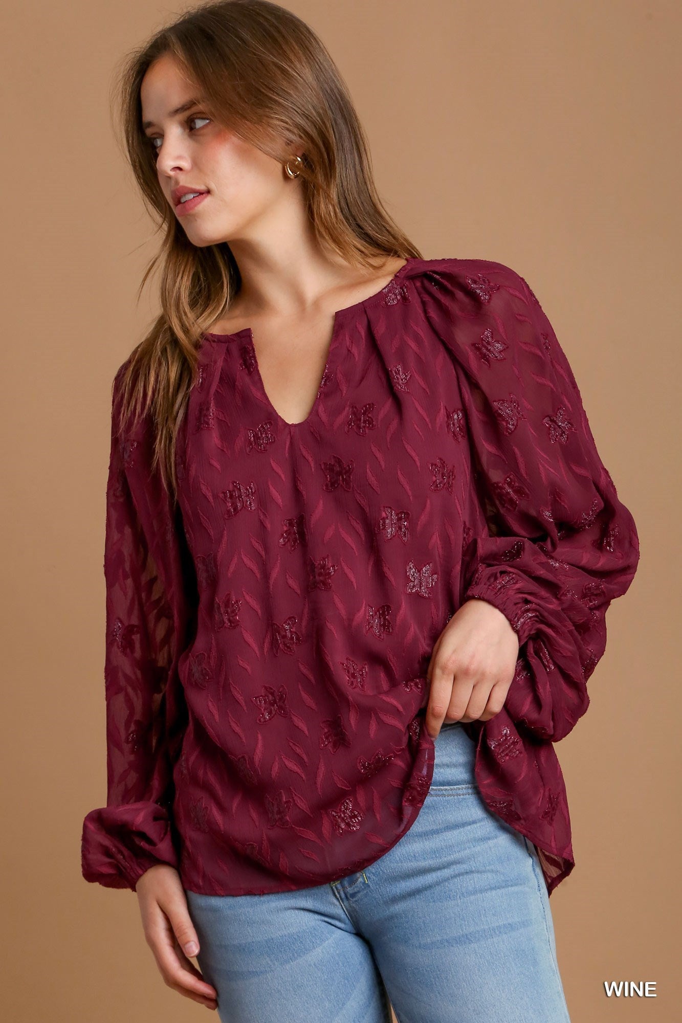 Long Sleeve Lace Top
