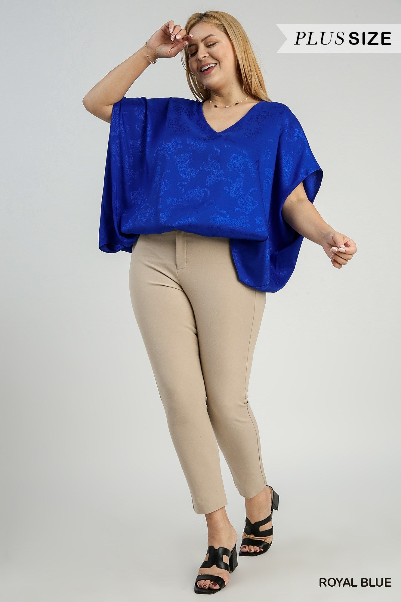 Satin V-Neck Top