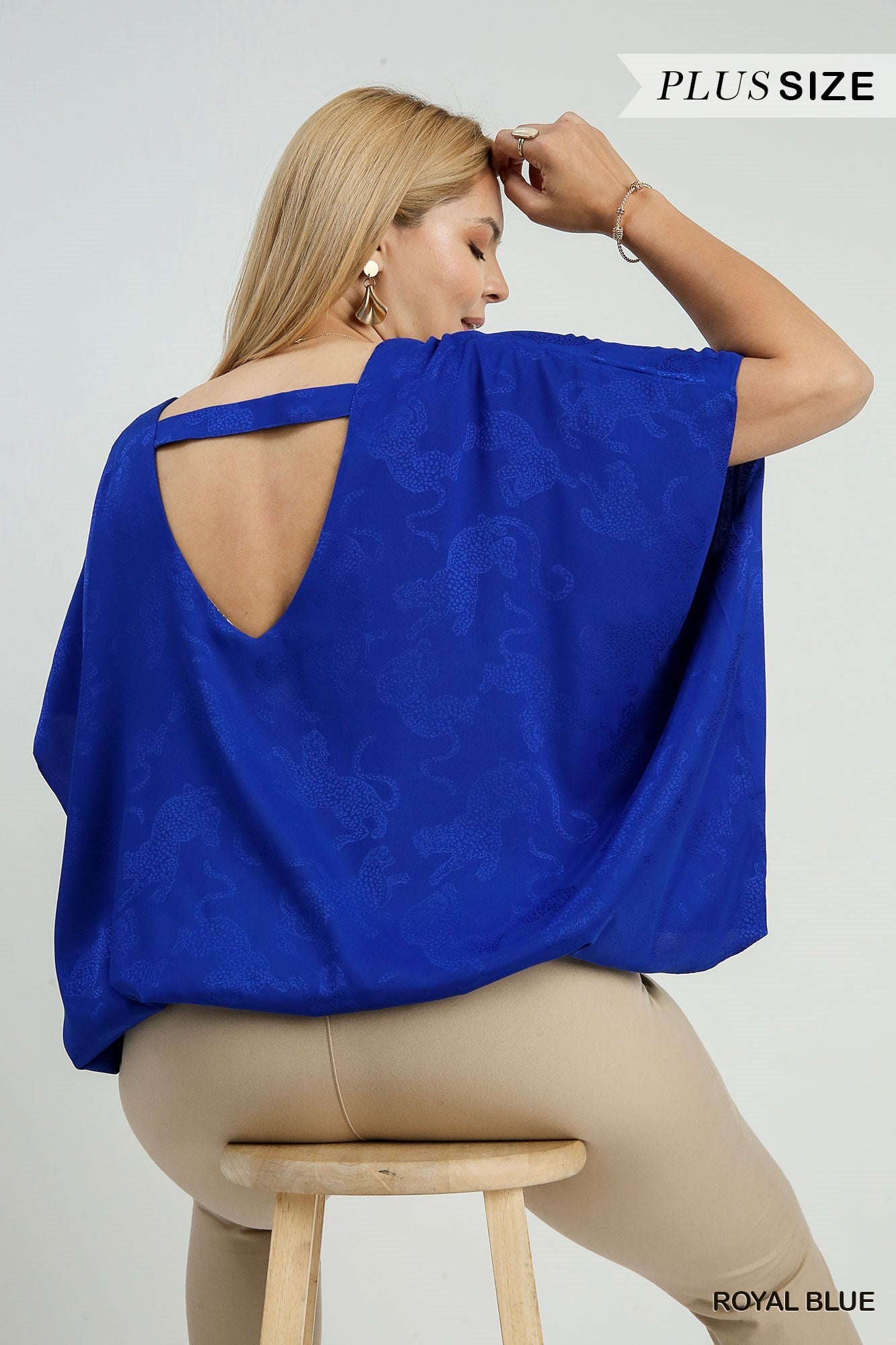 Satin V-Neck Top
