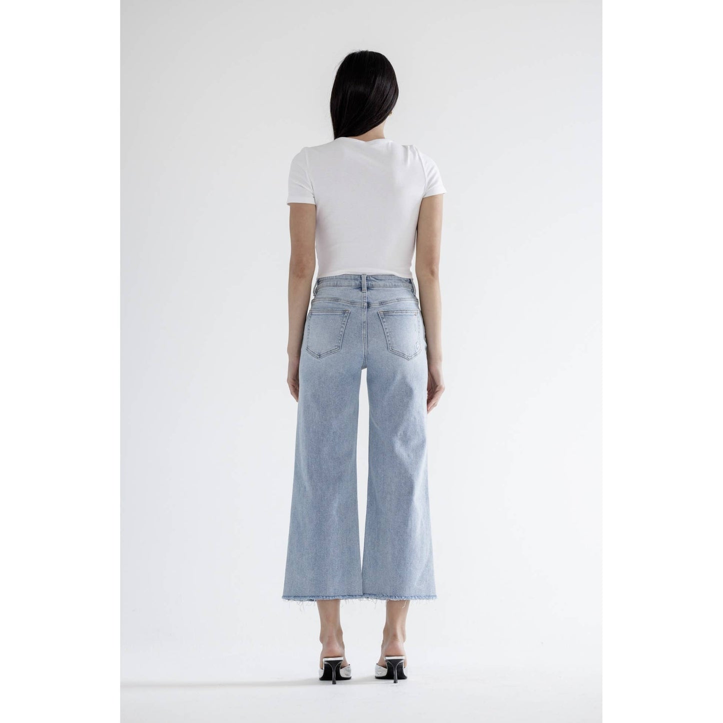 HIGH RISE WIDE LEG WITH EMBELLISHMENT