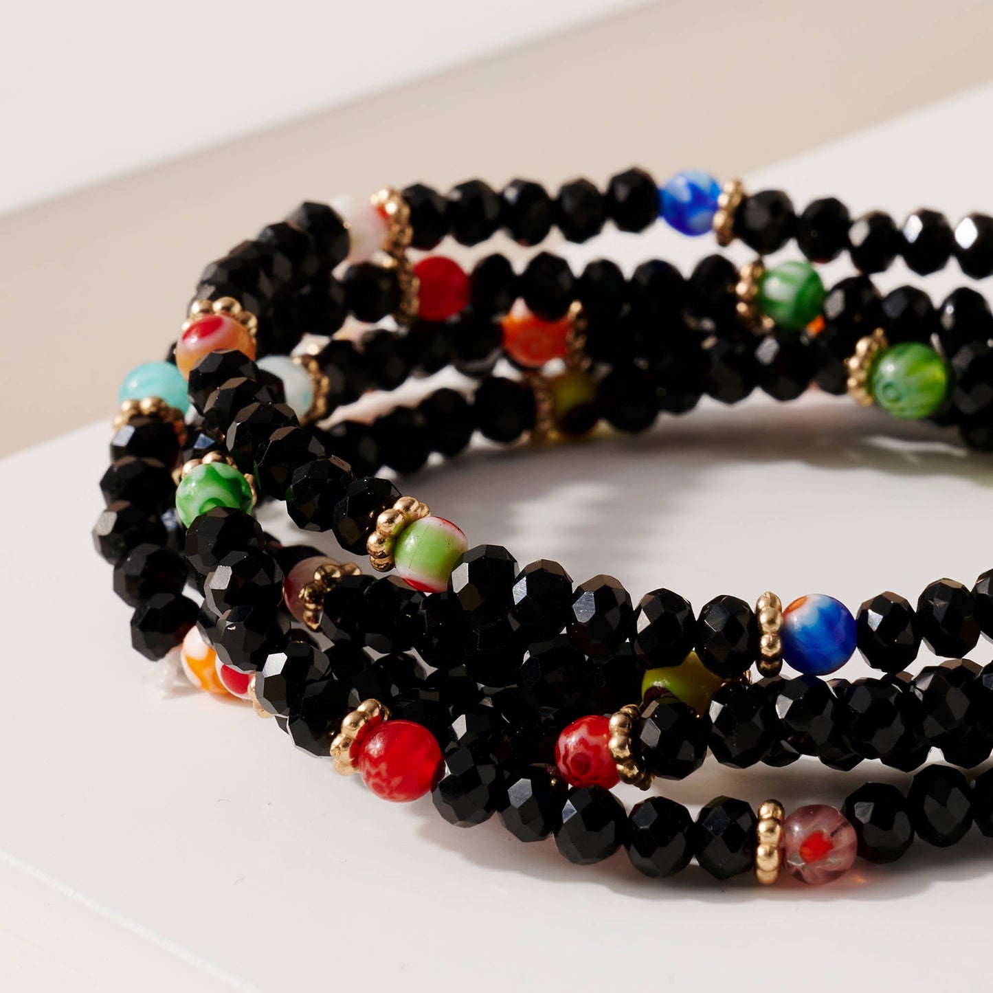 Lampwork Glass Beads Bracelet Set