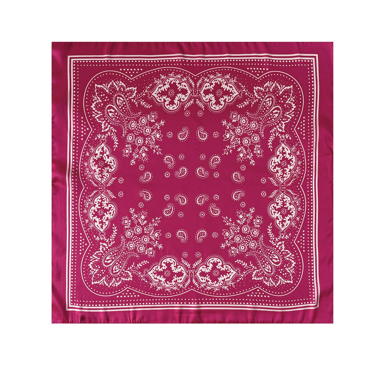 Paisley Printed Square Scarf