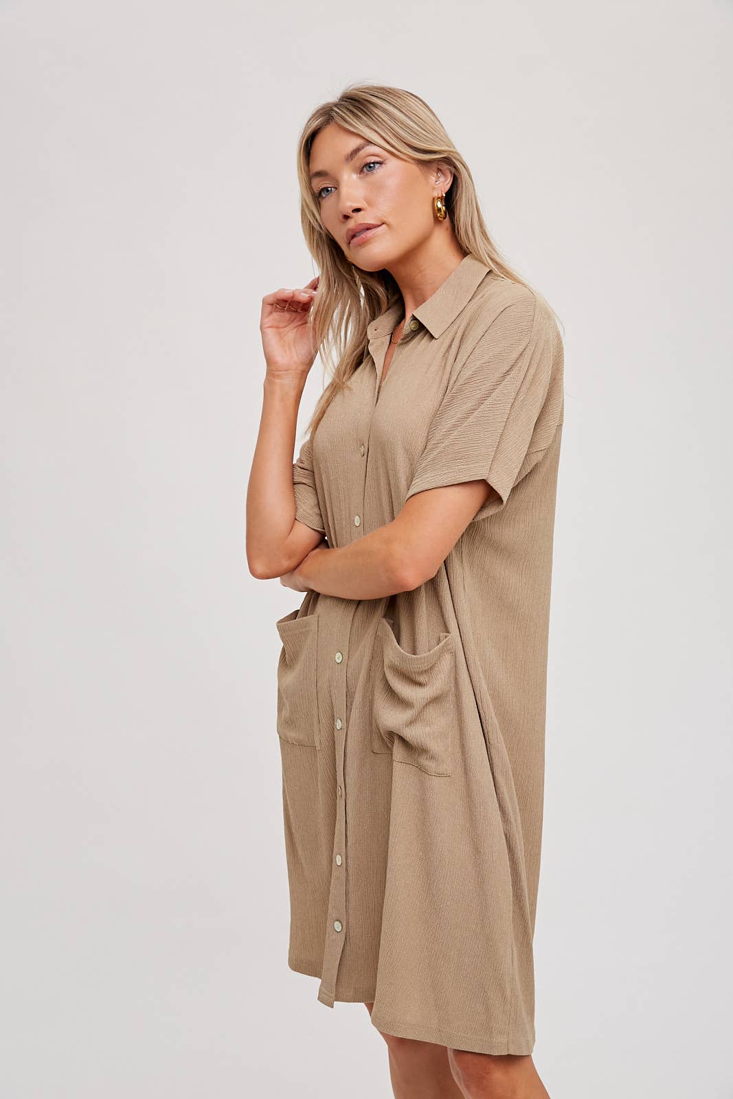 TEXTURE KNIT DRESS