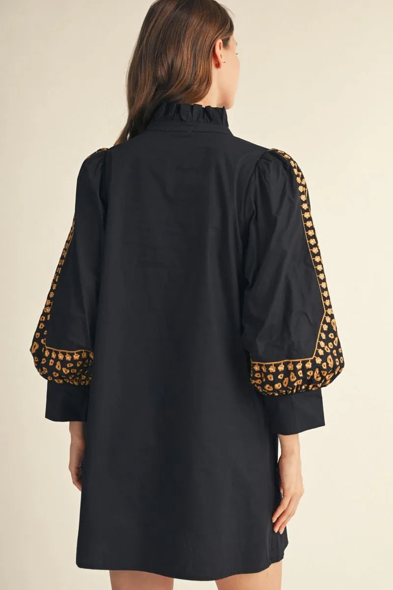 3/4 Puff sleeve dress