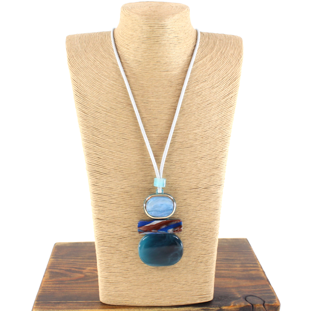 3-Tier Dangle Statement Necklace