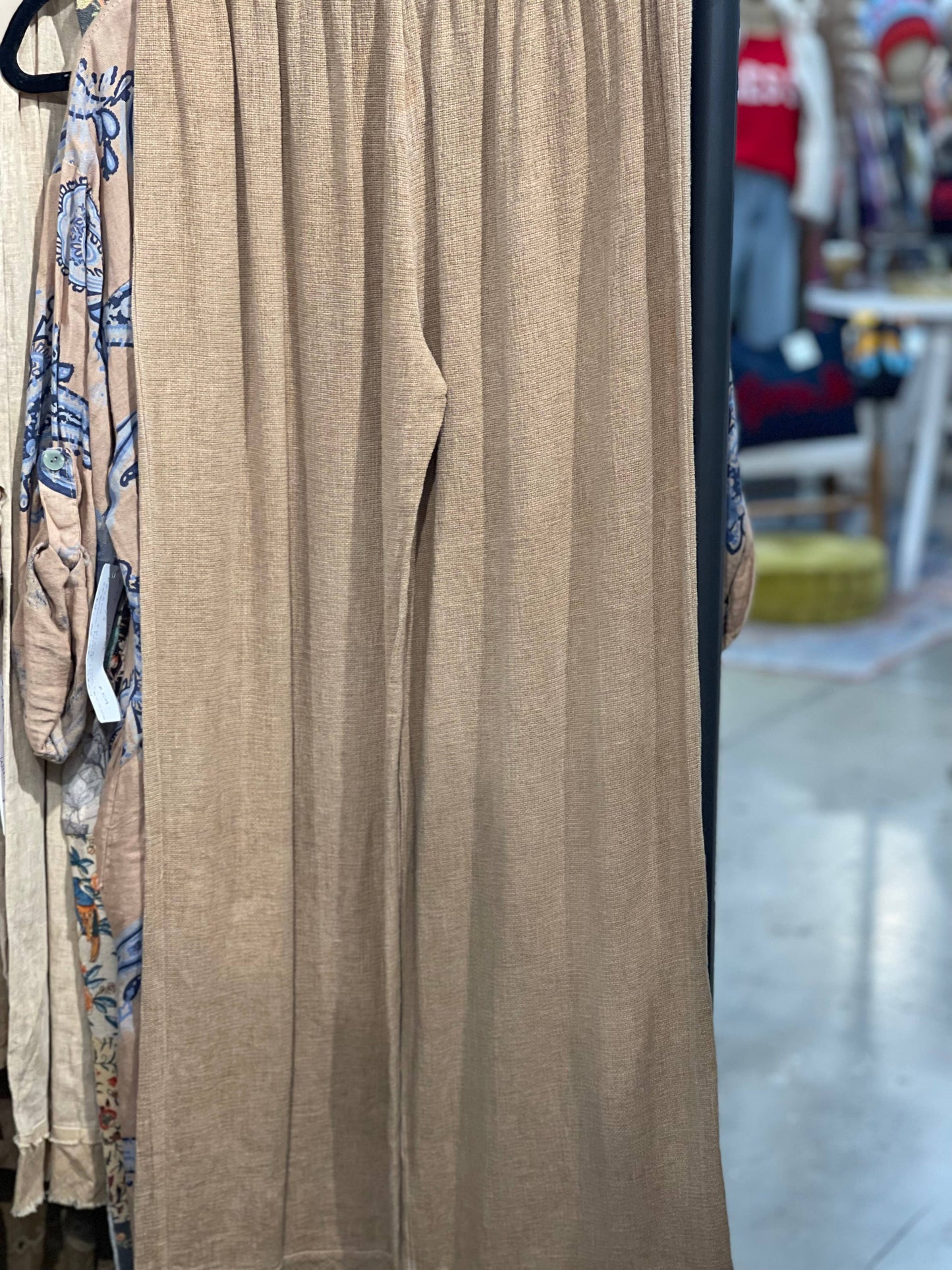 Mesh Linen Pant