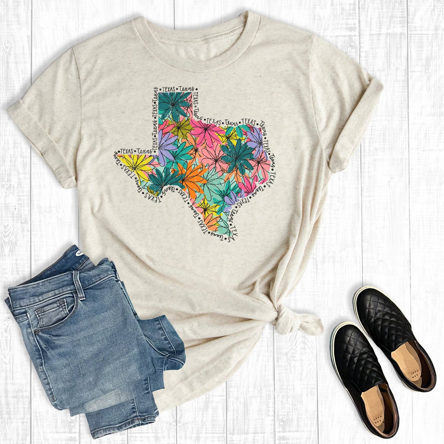 Floral Texas Graphic Tee