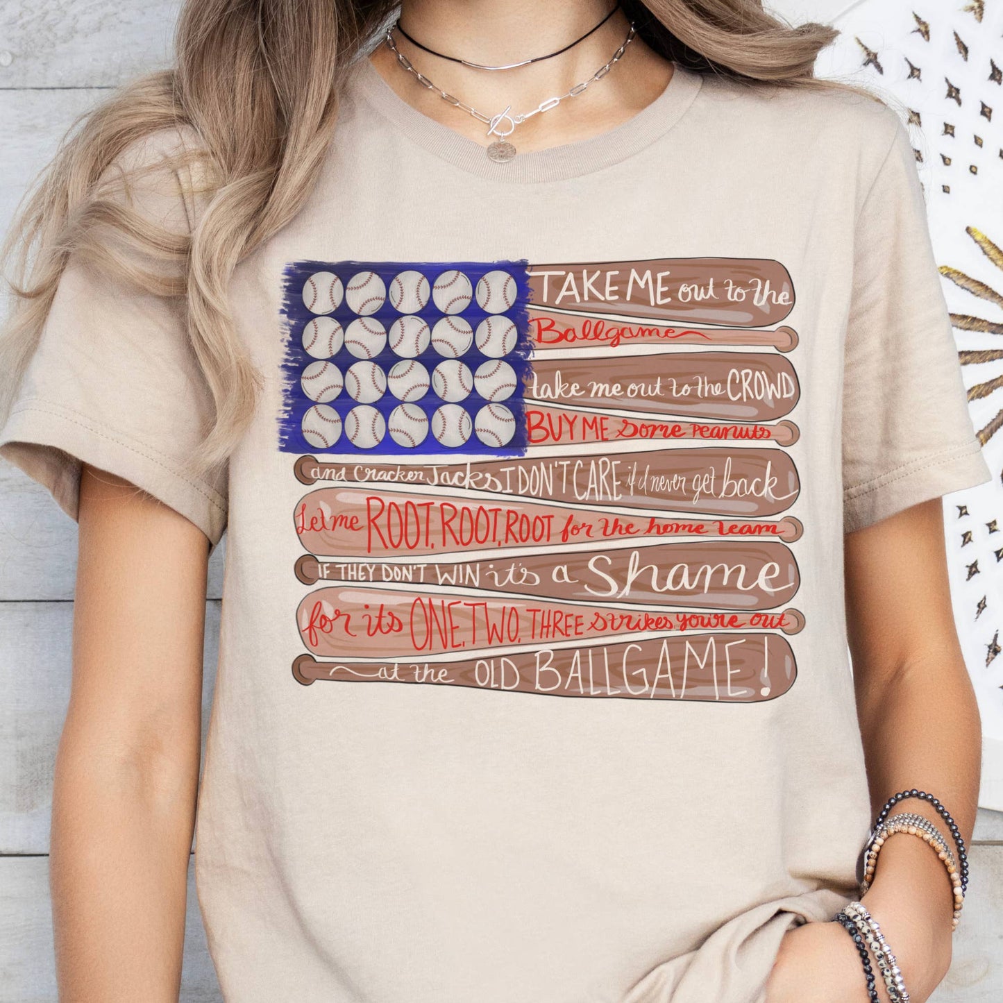 Baseball Flag Graphic Tee