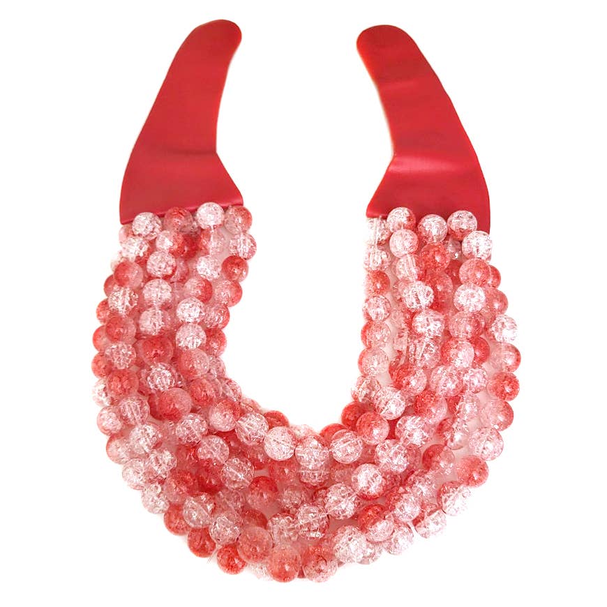 CHUNKY BEADED LAYERED NECKLACE