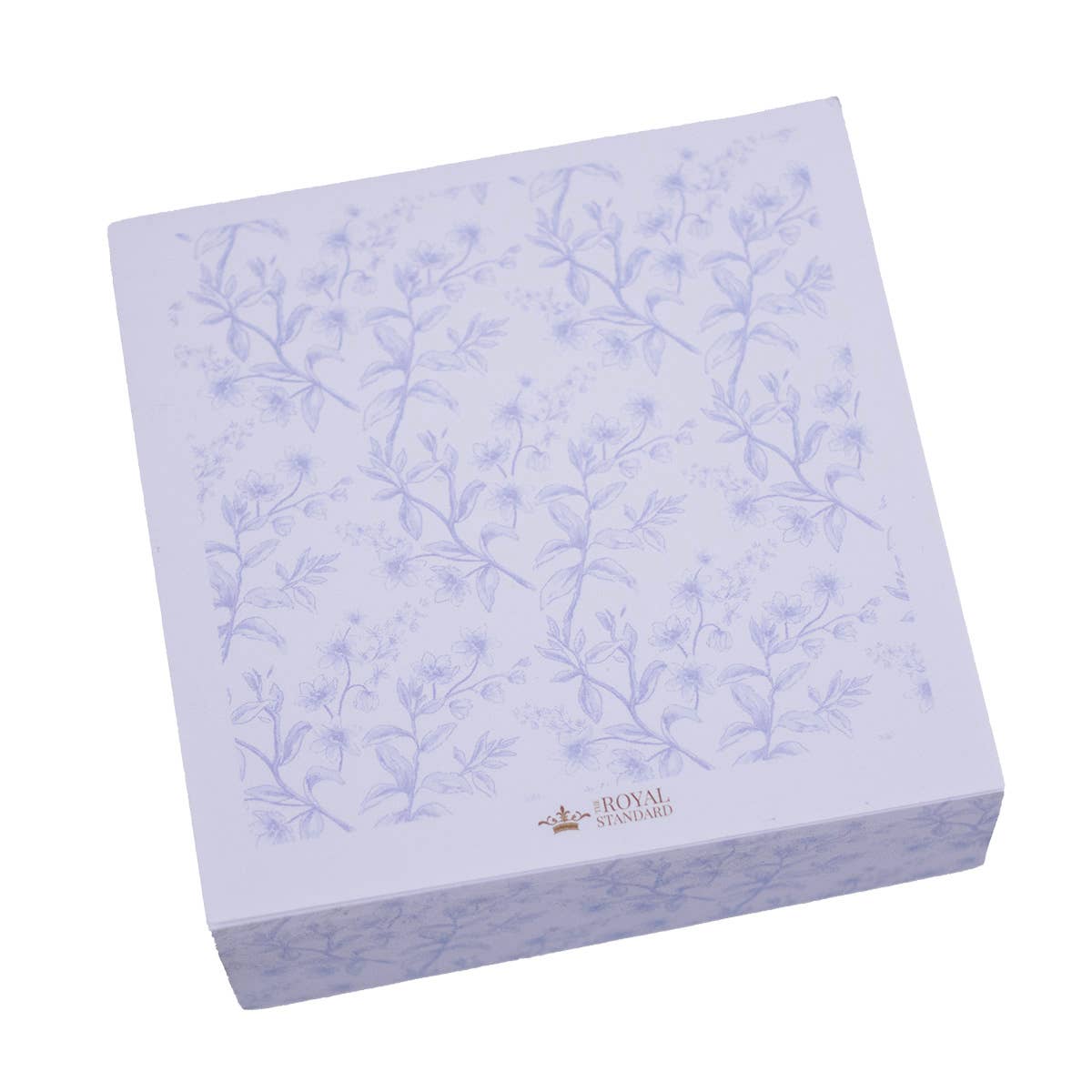 Aldridge Garden Sticky Note Cube Blue/White 3x3