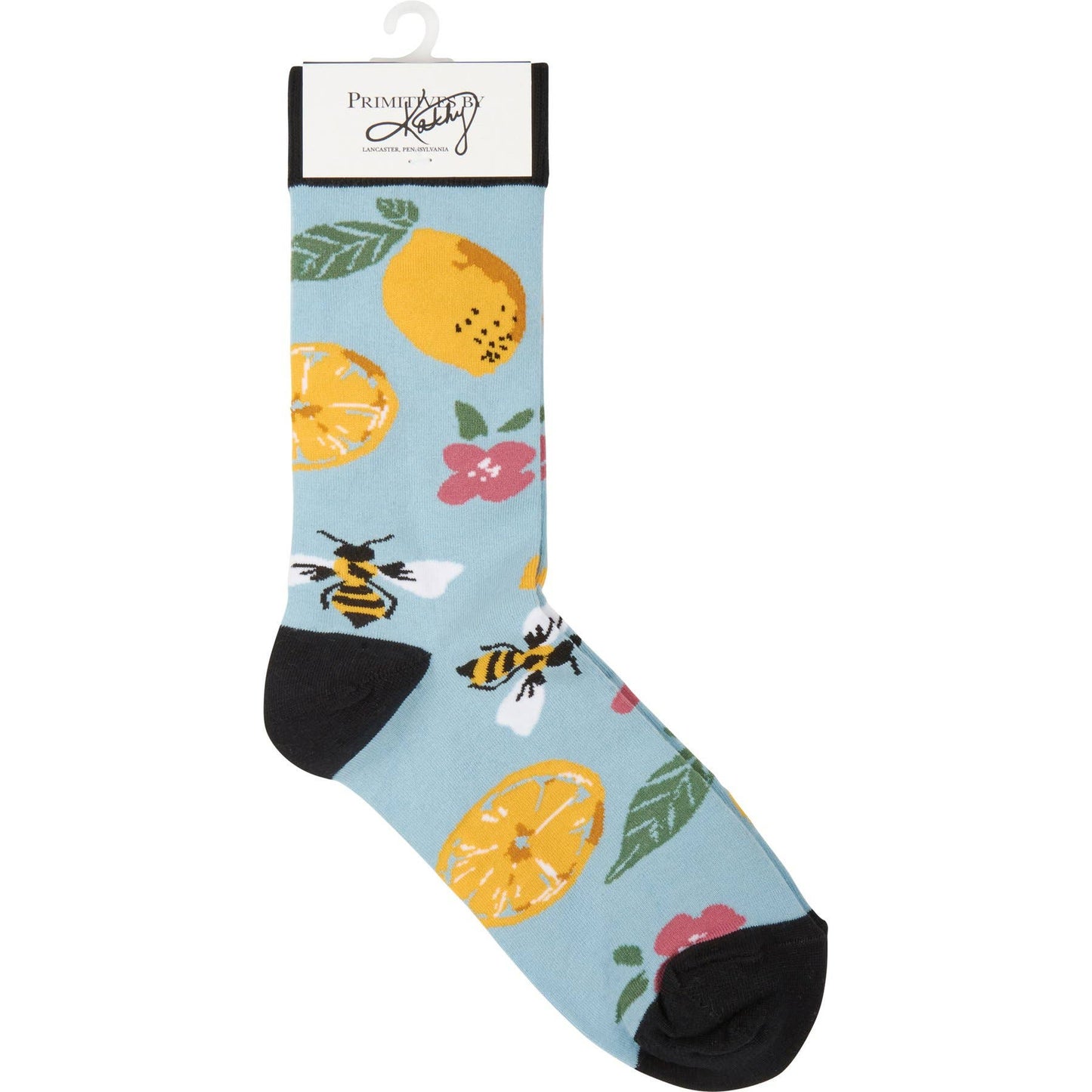 Lemons And Bees Socks