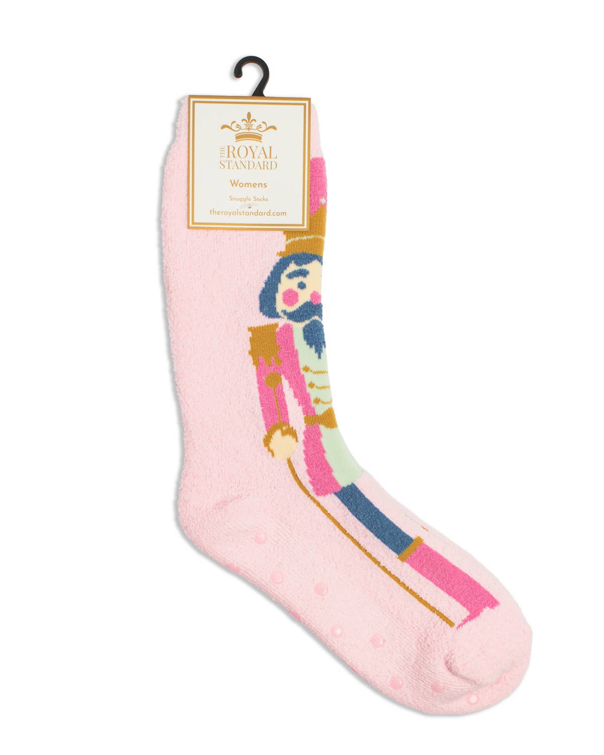 Women's Sugar Plum Nutcracker Snuggle Socks Light Pink/Multi One Size