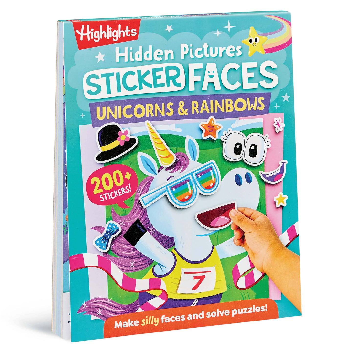 Hidden Pictures Sticker Faces: Unicorns & Rainbows